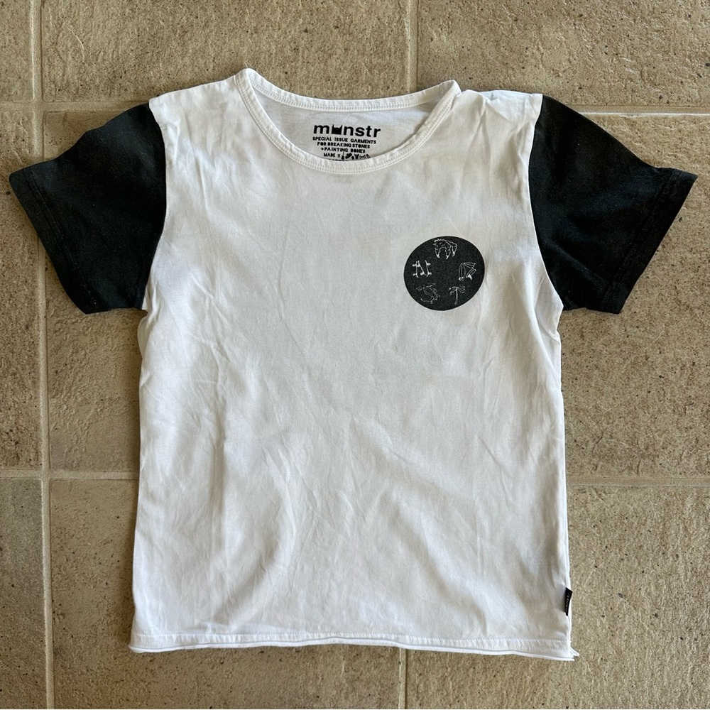 Munster Black and White Graphic Tee